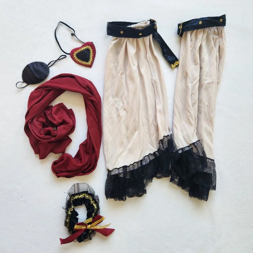Leg Avenue Women's Red and White Pirate Costume - Buried Treasure Beauty - Picture 5 of 12